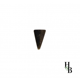 Plaque bombée triangle metal