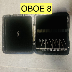 Caja de madera Em para 8 cañas de oboe